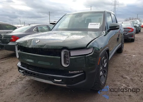 2023 Rivian R1T Adventure Quad Motor Large Pack from USA, damaged, VIN 7FCTGAAA0PN024036